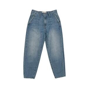 ★ Denim Forum High-Waisted Light Wash Relaxed Fit Jeans ★